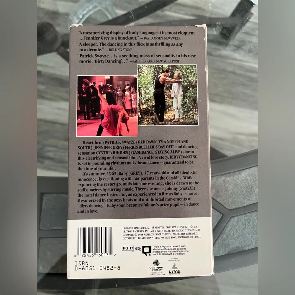 💃🏻🕺🏿DIRTY DANCING VHS 1988 VESTRON PICTURES GREAT CONDITION!